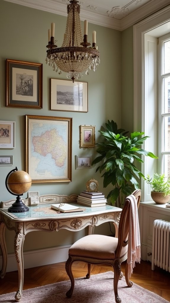travel mementos inspire workspace
