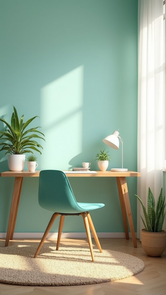tropical oasis home office