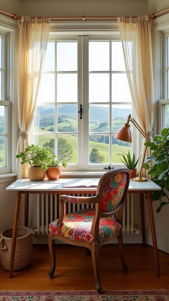 unique eclectic workspace design