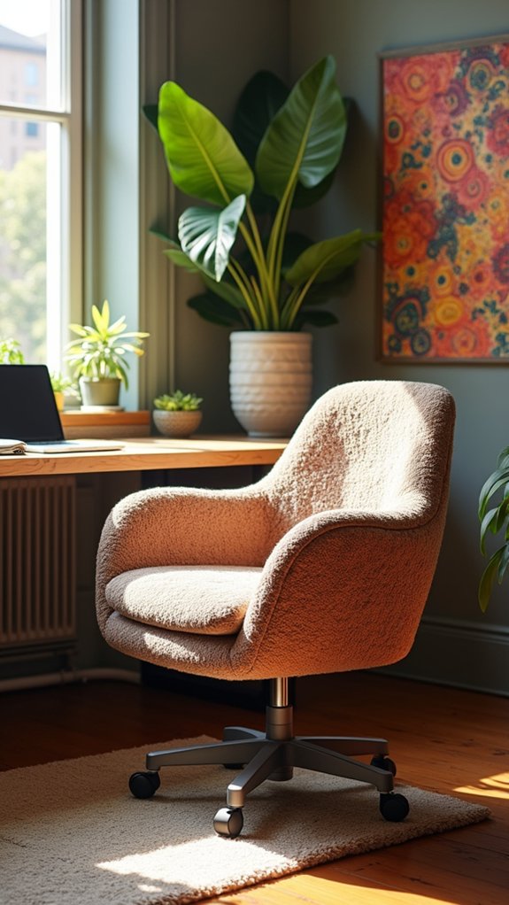unique patterned office chair