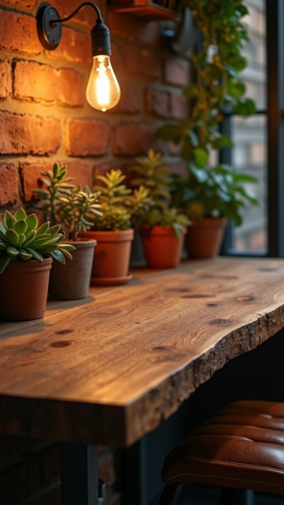unique rustic charm desks