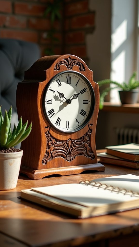 unique rustic wooden clocks