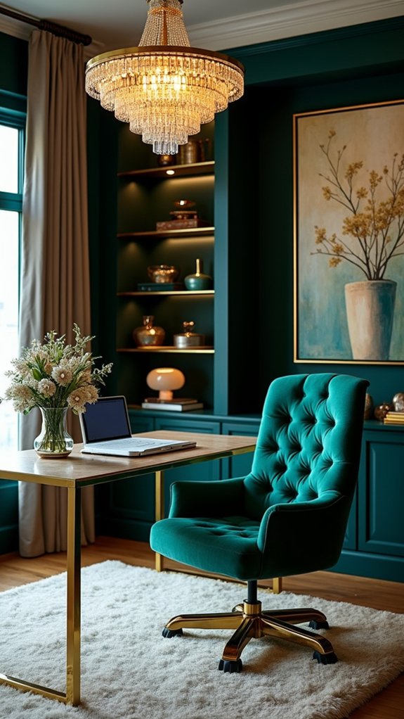 velvet furnishings elevate aesthetics