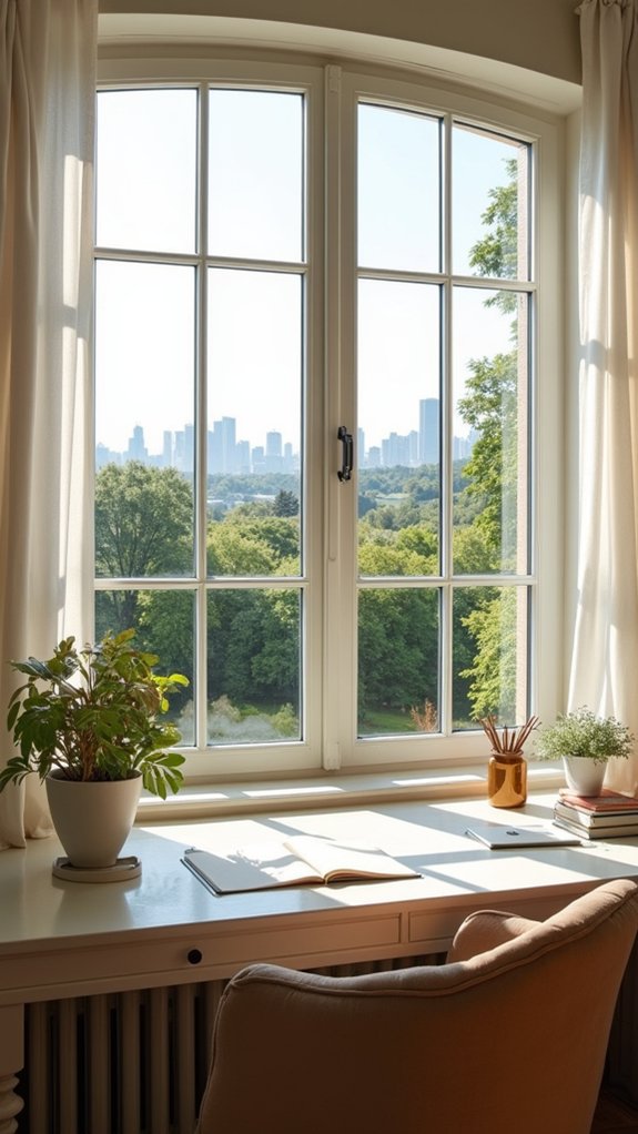 versatile bay window office