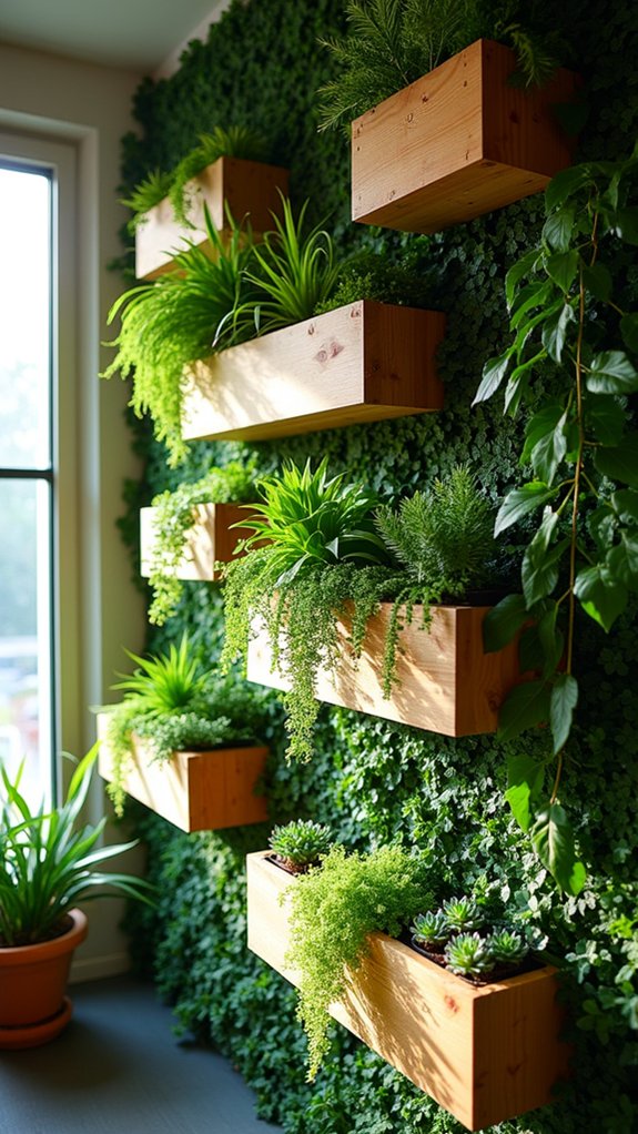 vertical greenery for workspace