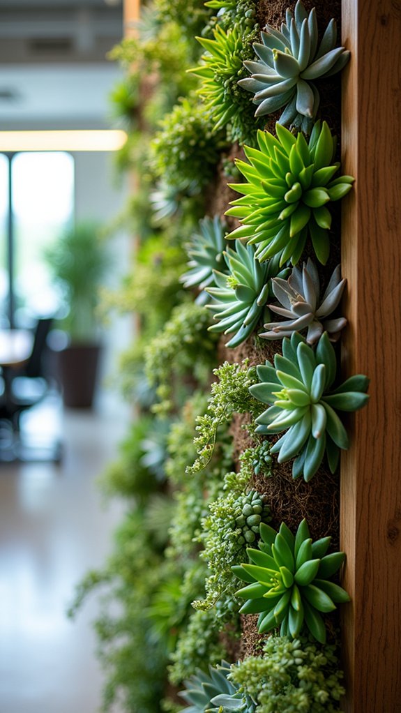 vertical succulent garden benefits