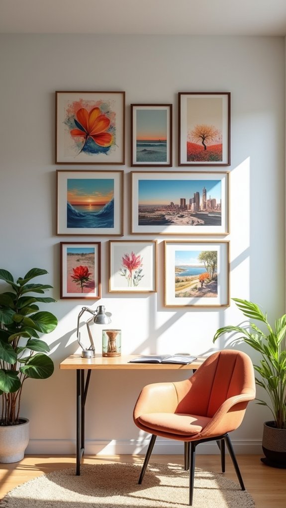 vibrant and inspiring workspace