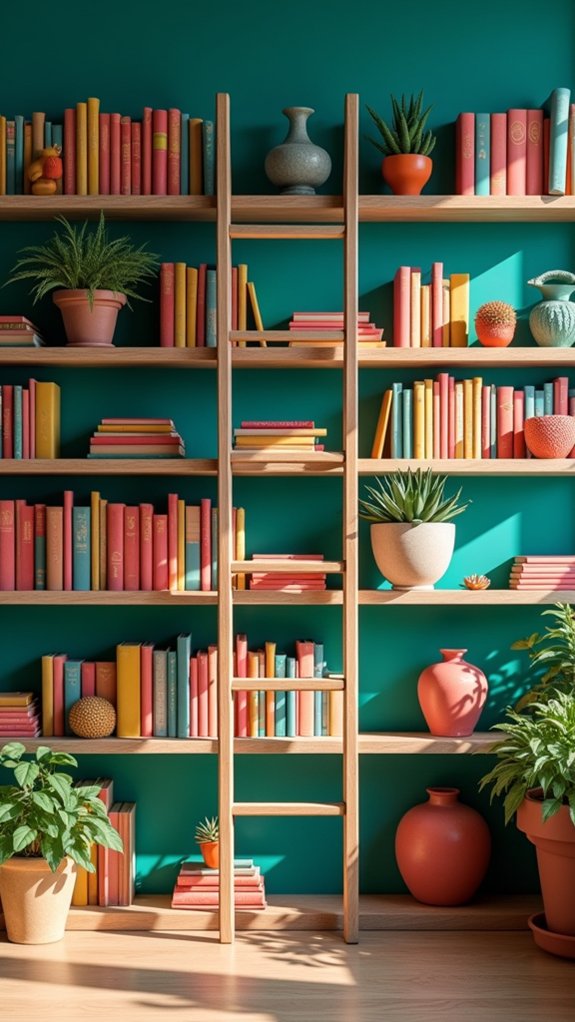 vibrant backdrop enhances creativity