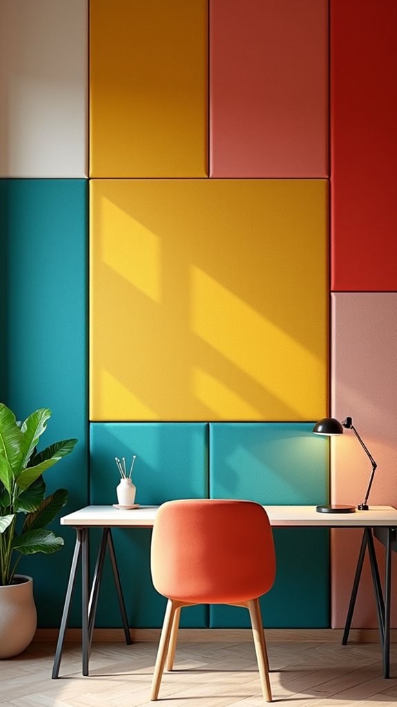 vibrant energy inspiring workspace