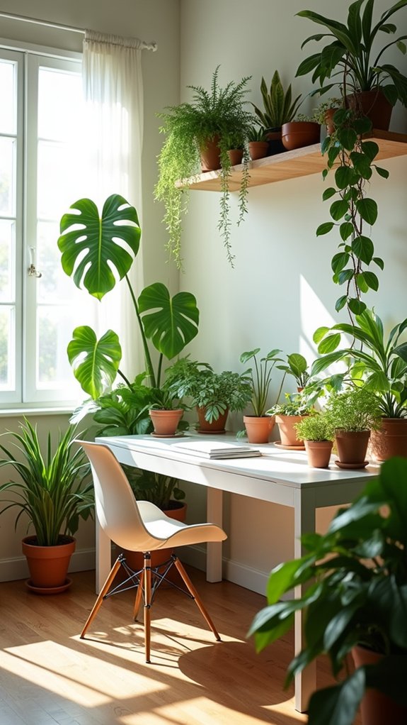 vibrant oasis of greenery