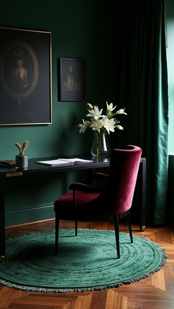 vibrant rugs add personality
