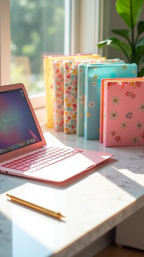 vibrant stylish document organization