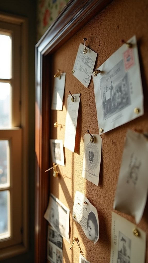 vintage boards inspire organization
