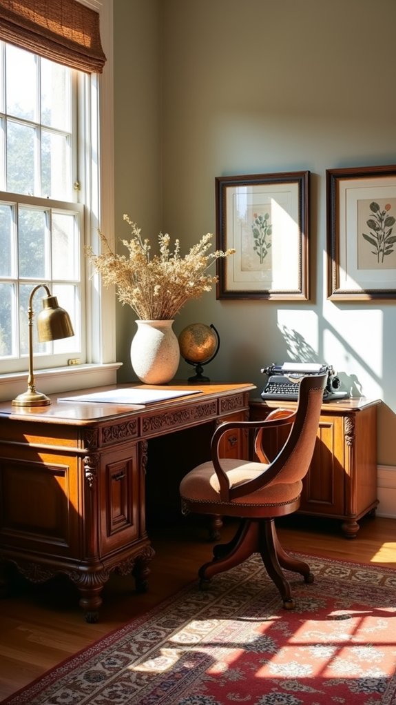 vintage office decor ideas
