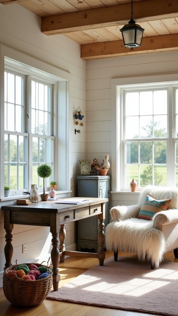 vintage storage enhances functionality