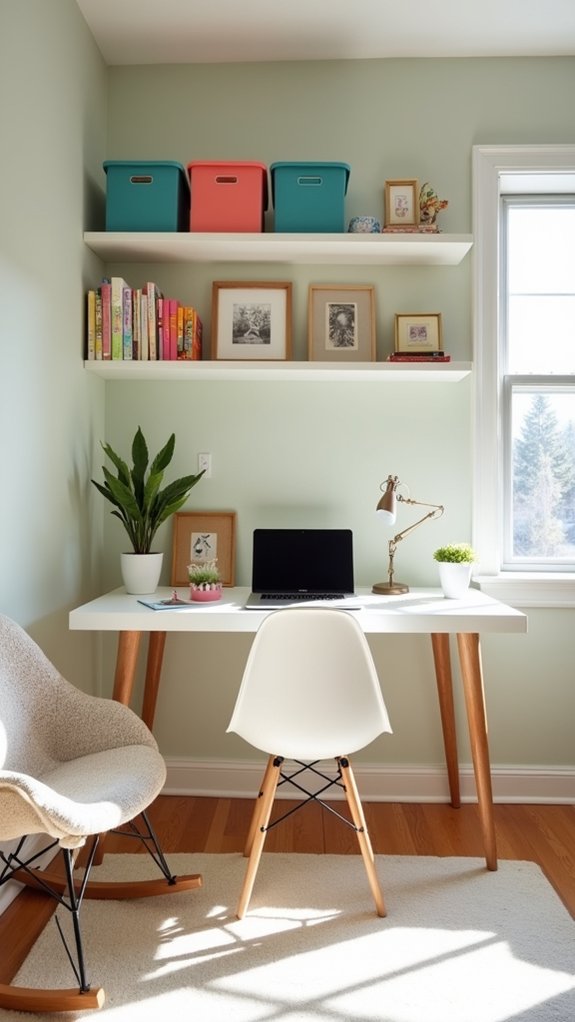 wall mounted shelves for organization