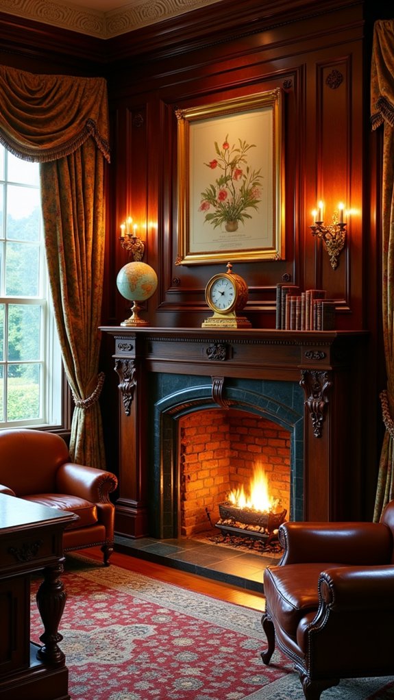 warm inviting office centerpiece