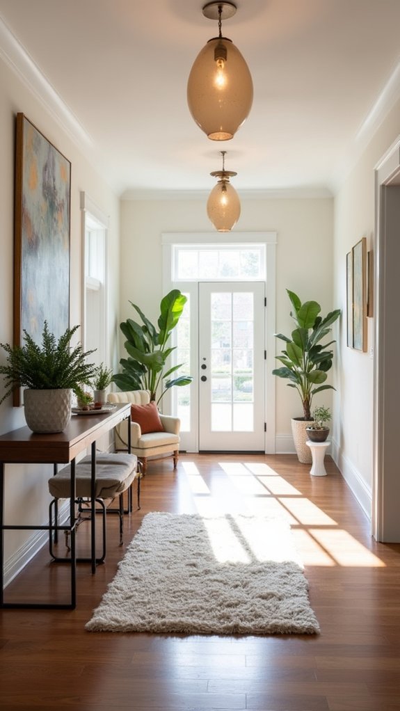 welcoming office entry design