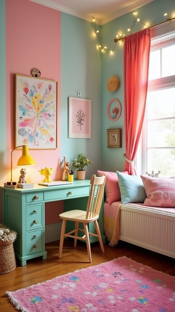 whimsical vibrant workspace inspiration
