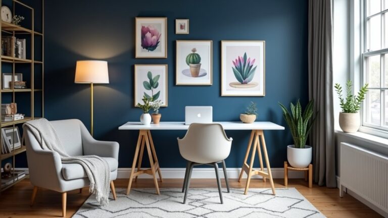 zoom friendly home office decor