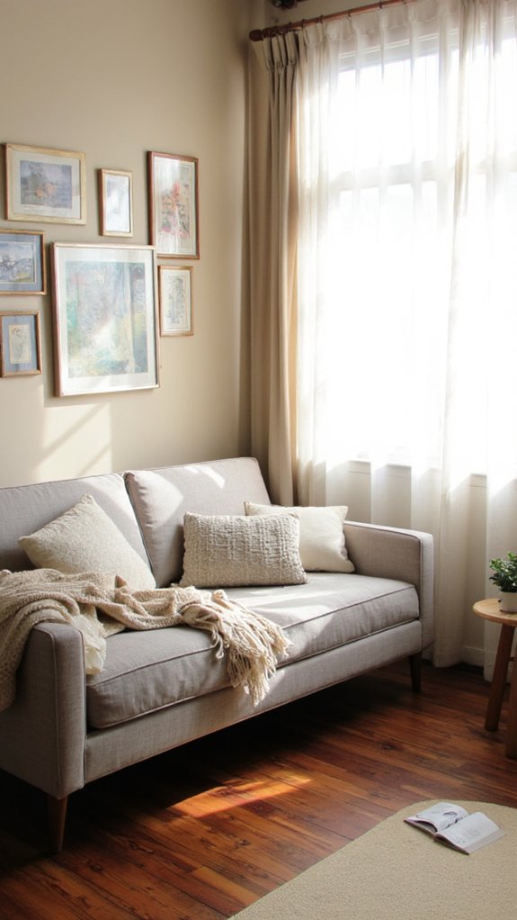 airy floating sofa elegance