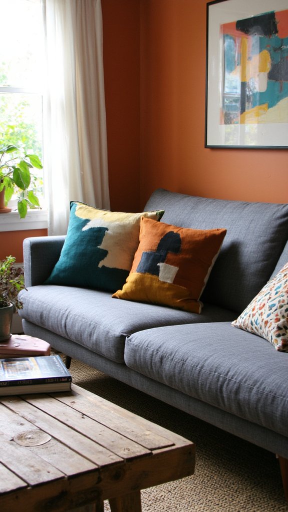 artistic abstract pillow designs