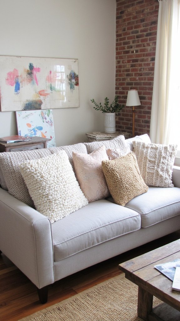artistic throw pillows elevate