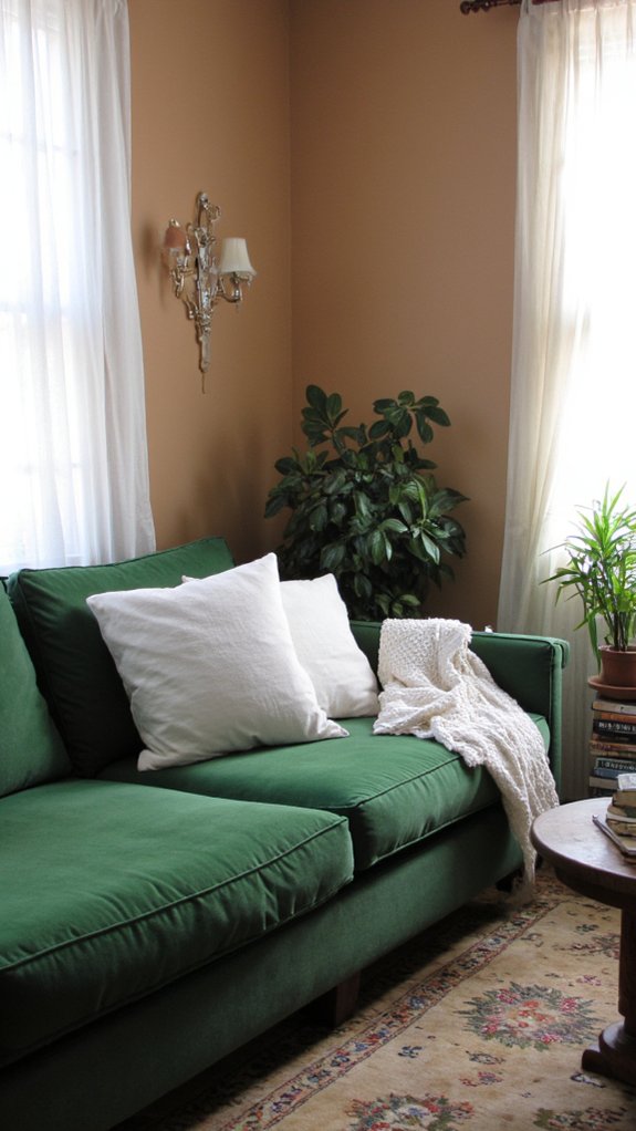 balance rich textures gently