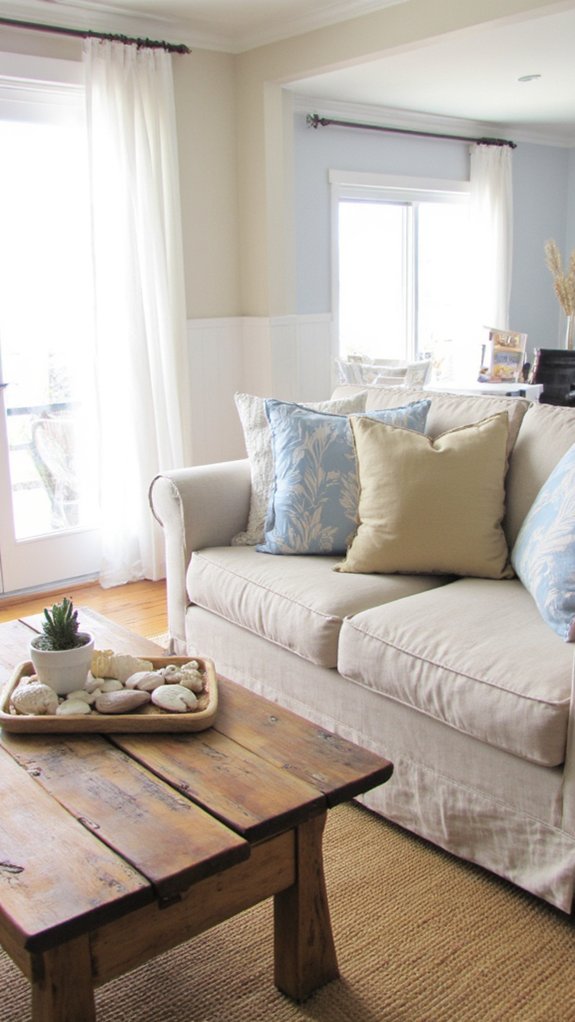 beachy vibe home decor