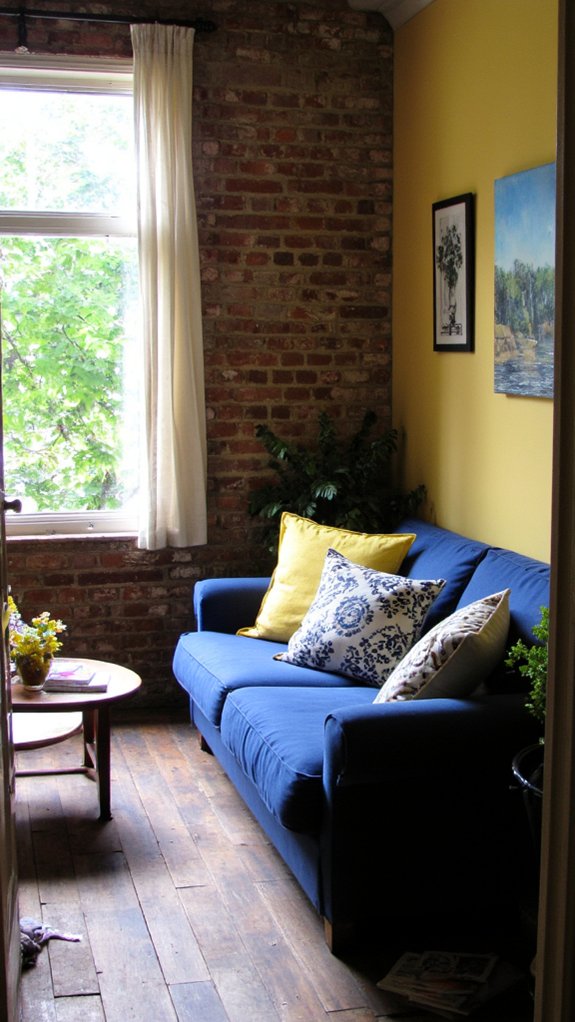 blue and yellow harmony