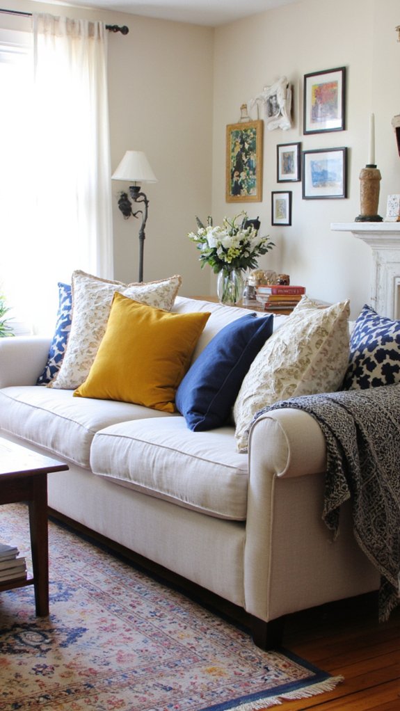 bold art as focal point