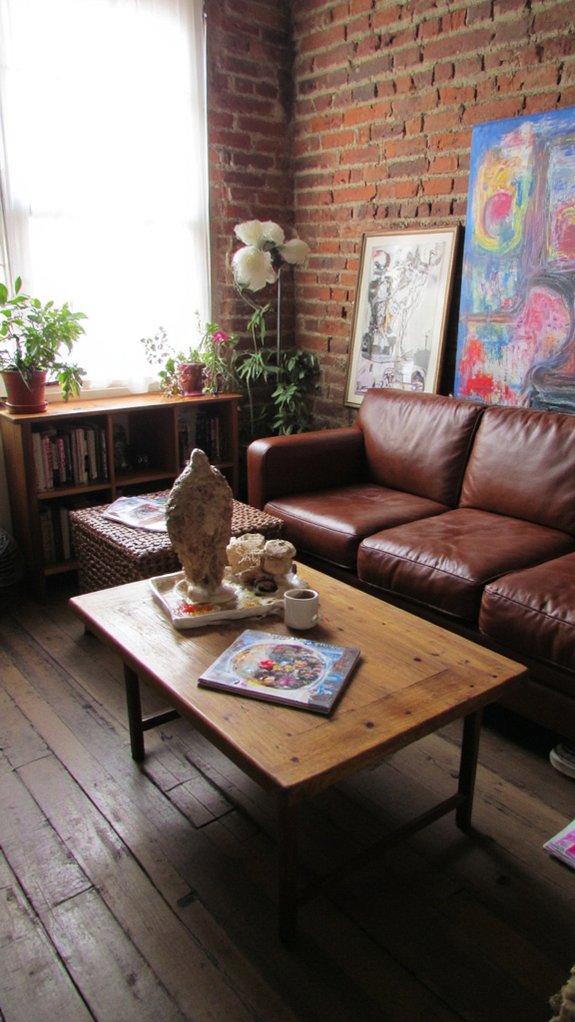 bold art enhances decor