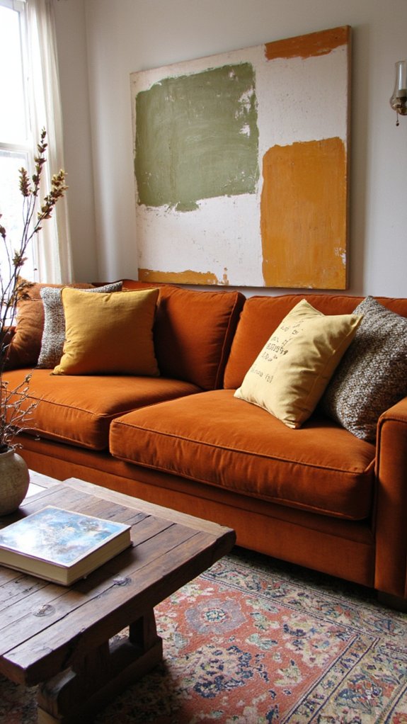 bold art enhances decor