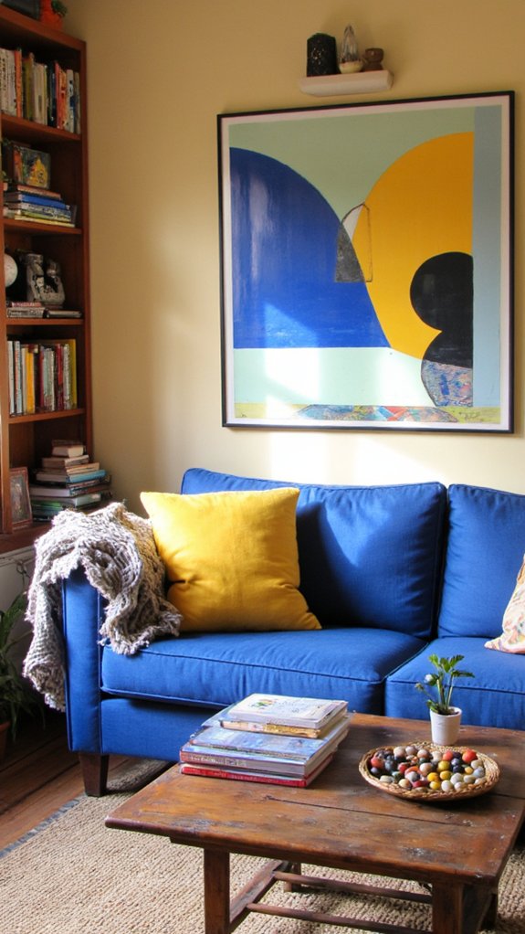 bold artwork enhances aesthetics