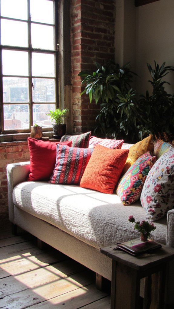 bold colors for contrast