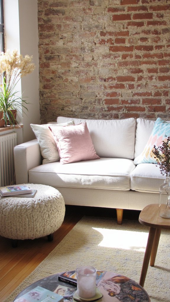 bold pillows enhance comfort