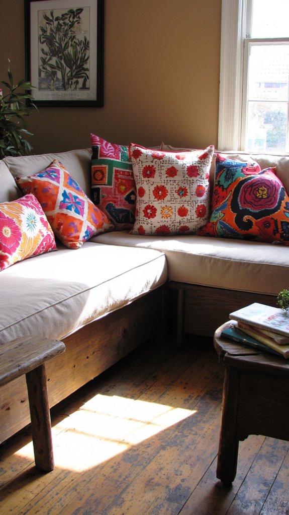 bold prints create focal point