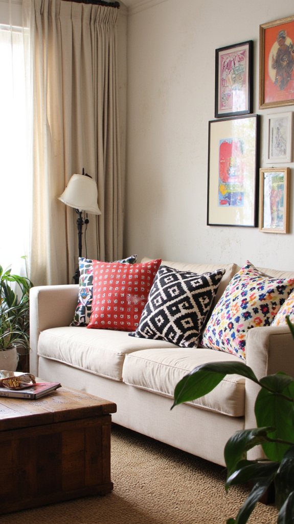 bold prints enhance living space