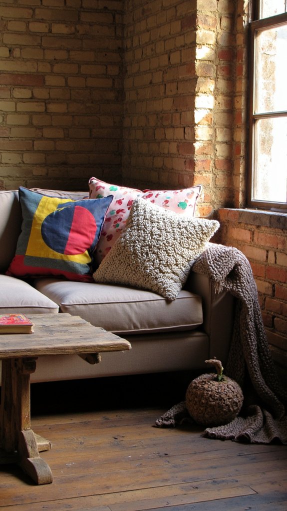 bold statement pillows elevate