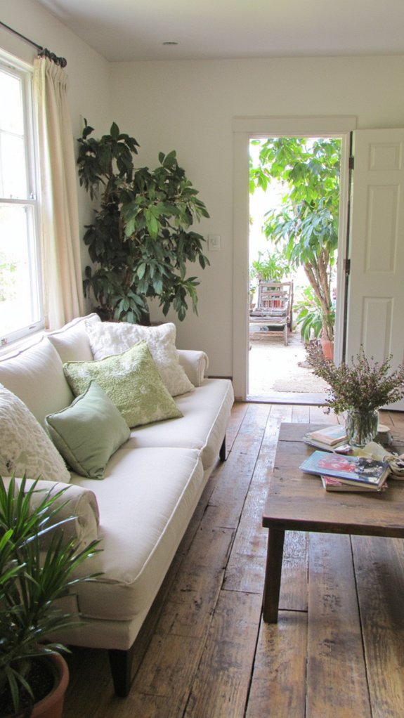 breezy outdoor inspired living rooms