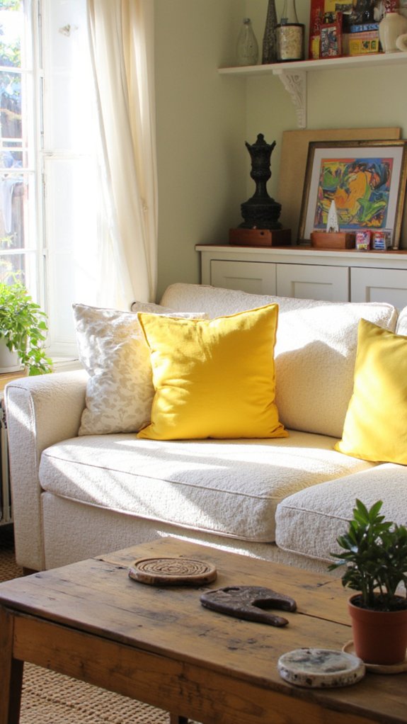 bright cheerful uplifting decor