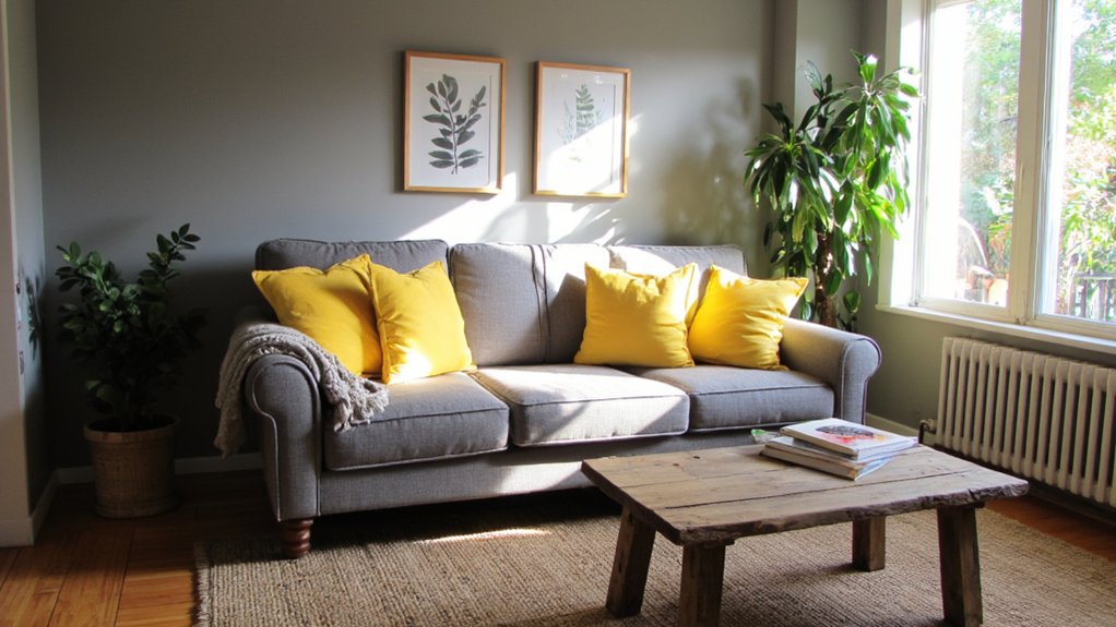 bright contrast sofa ideas