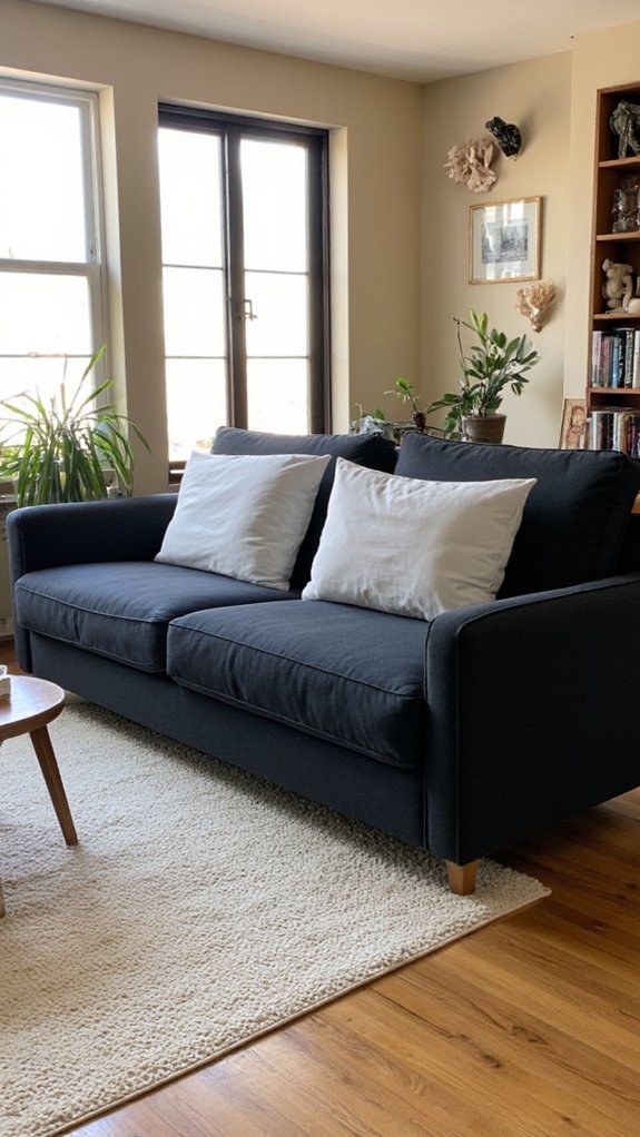 bright white accents enhance