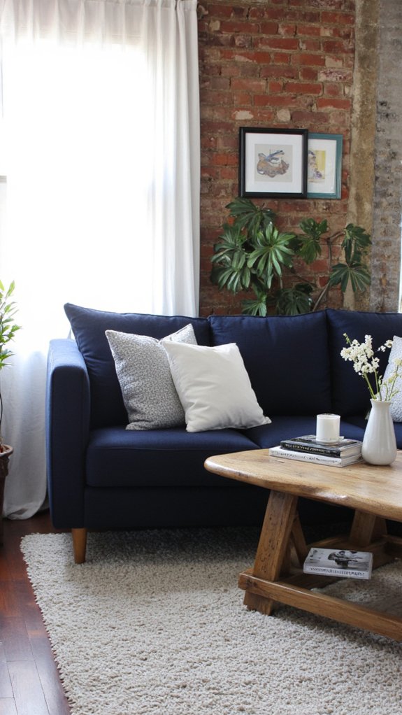 calm inviting atmosphere created