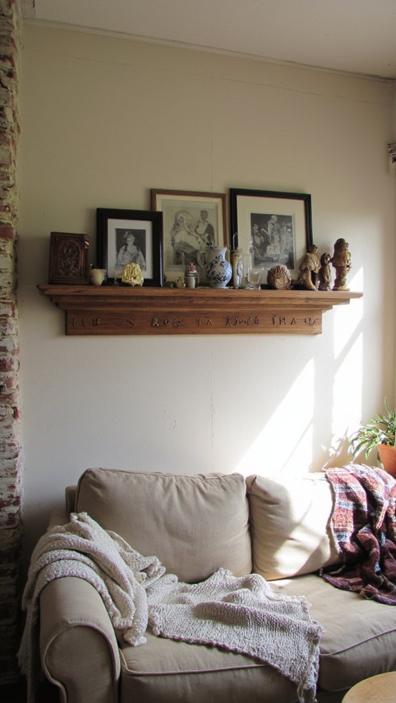 cherished family memories displayed