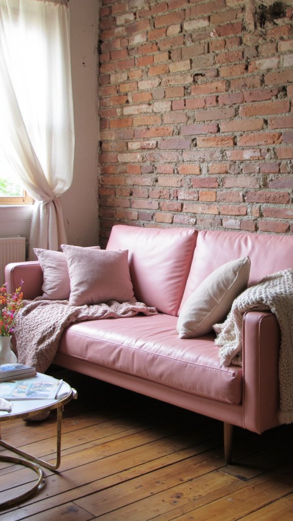 chic rose pink statement piece