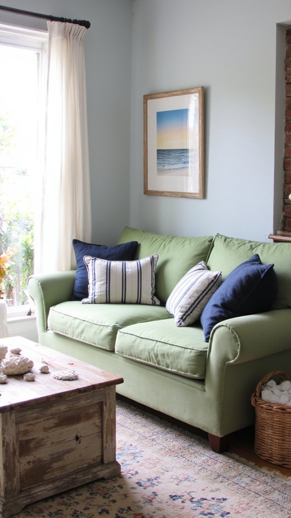 coastal light green serenity