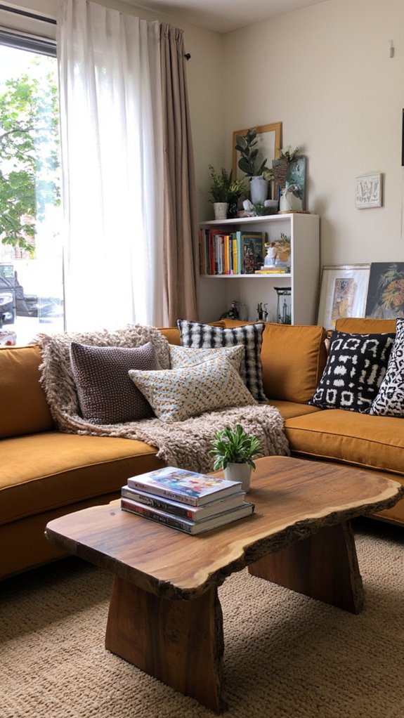 coffee table enhances aesthetics