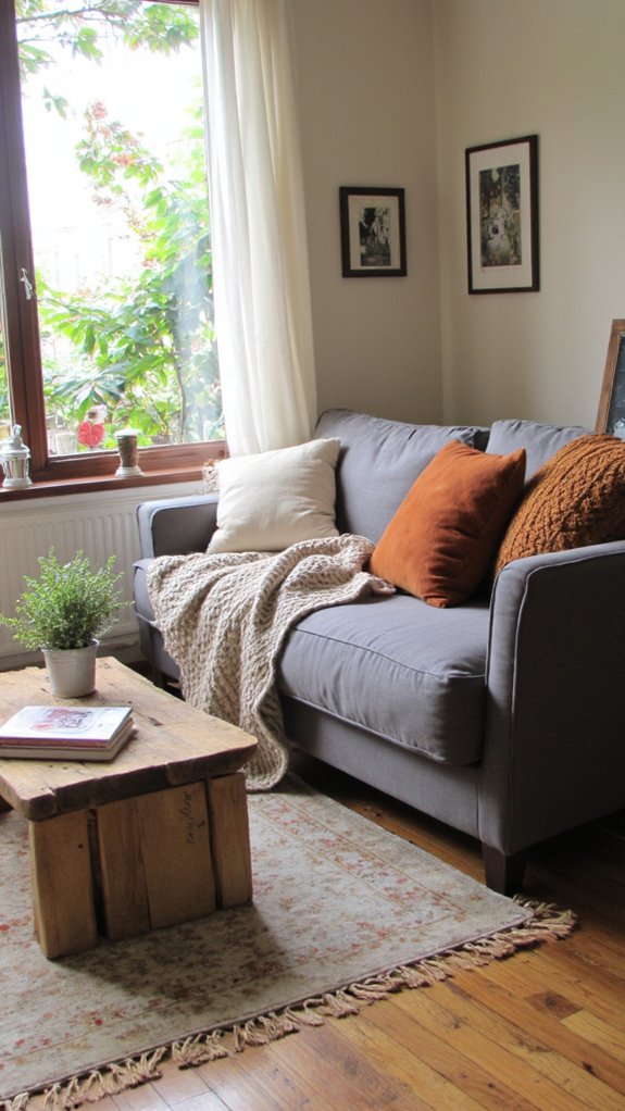 cohesive warm color accents