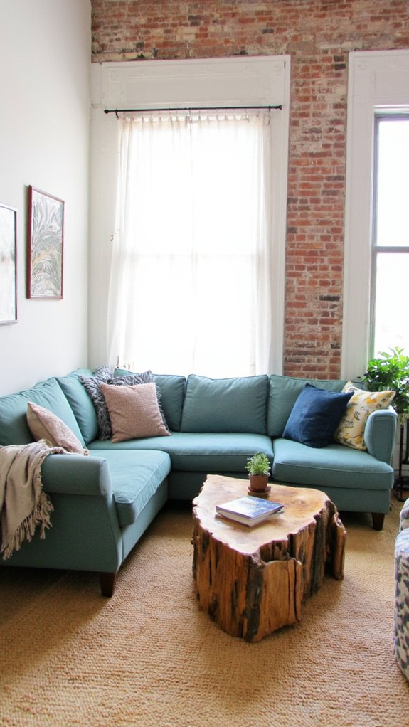 color coordinated cohesive decor